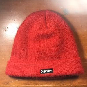 Red supreme beanie